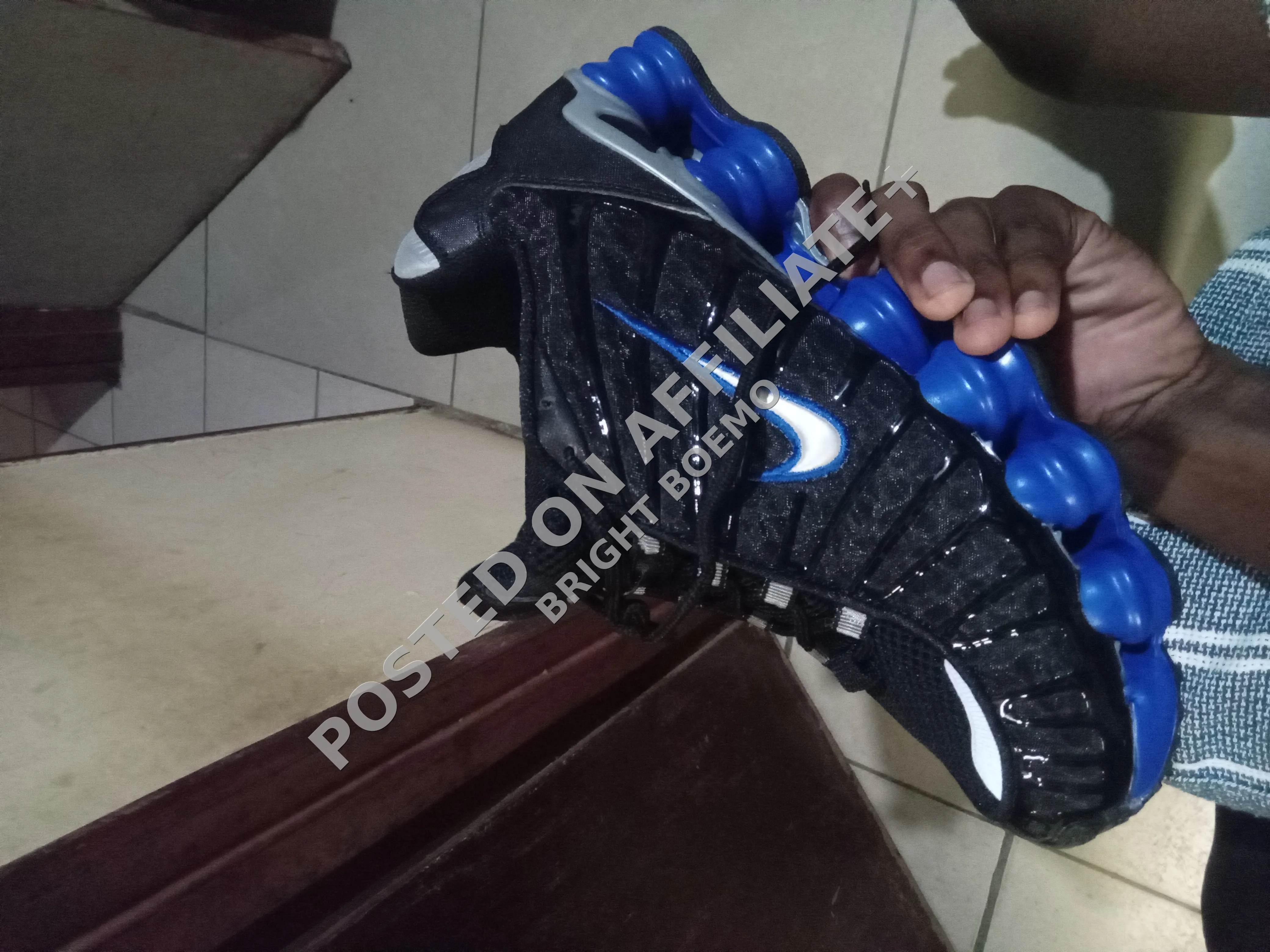 Nike shox blue racers