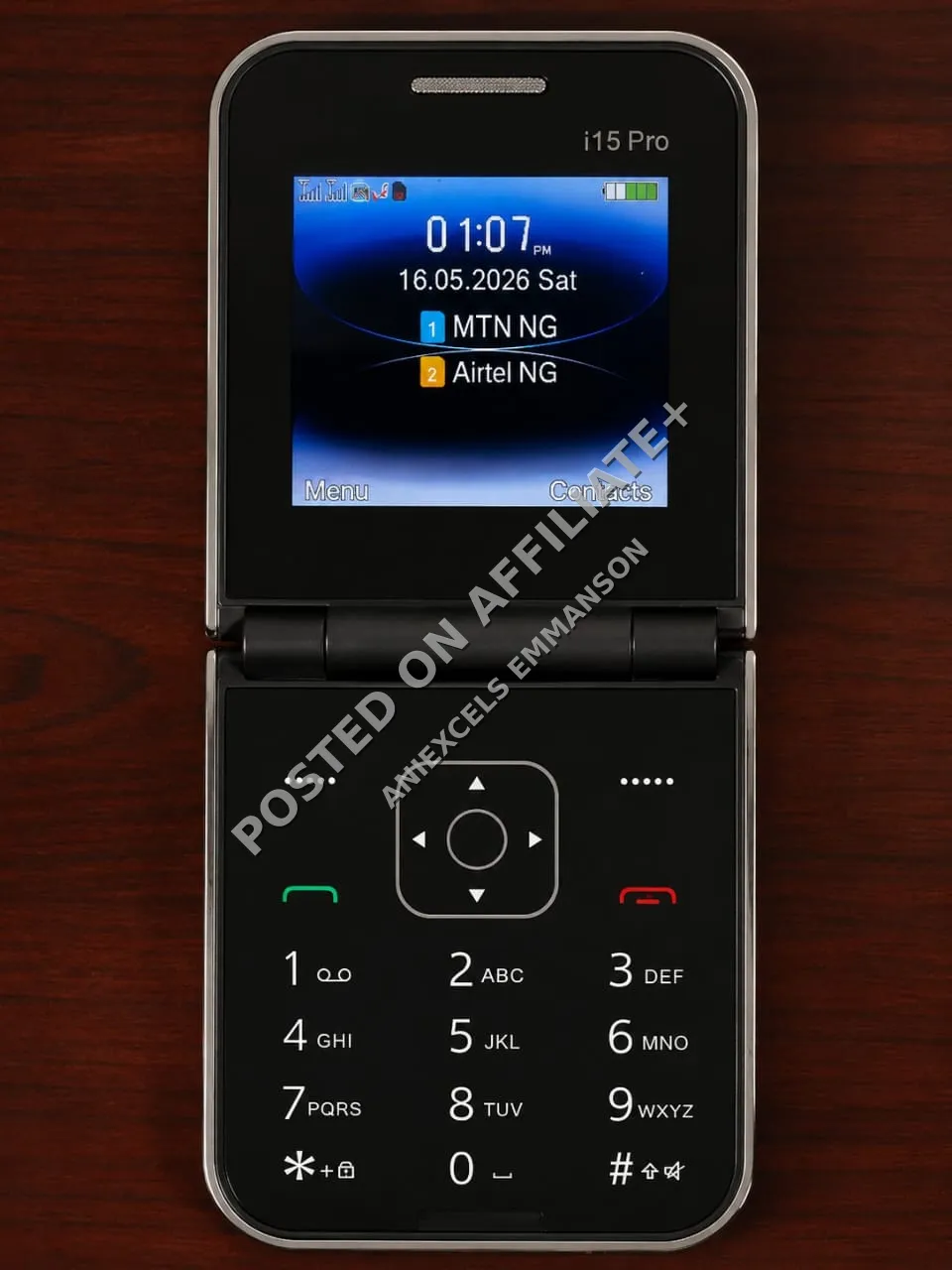 i15pro Mini Foldable 2G Phone 3