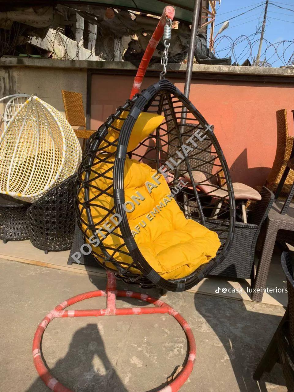 Versatile egg swing chair  2