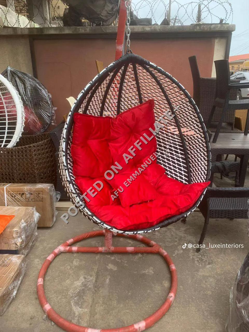 Versatile egg swing chair  4