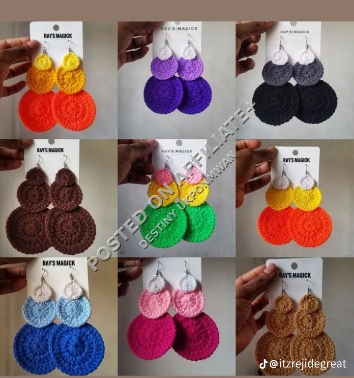 Crochet Earrings 