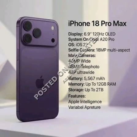 IPhone 18 PRO MAX 2