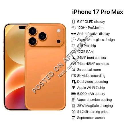 IPhone 17 Pro Max 5