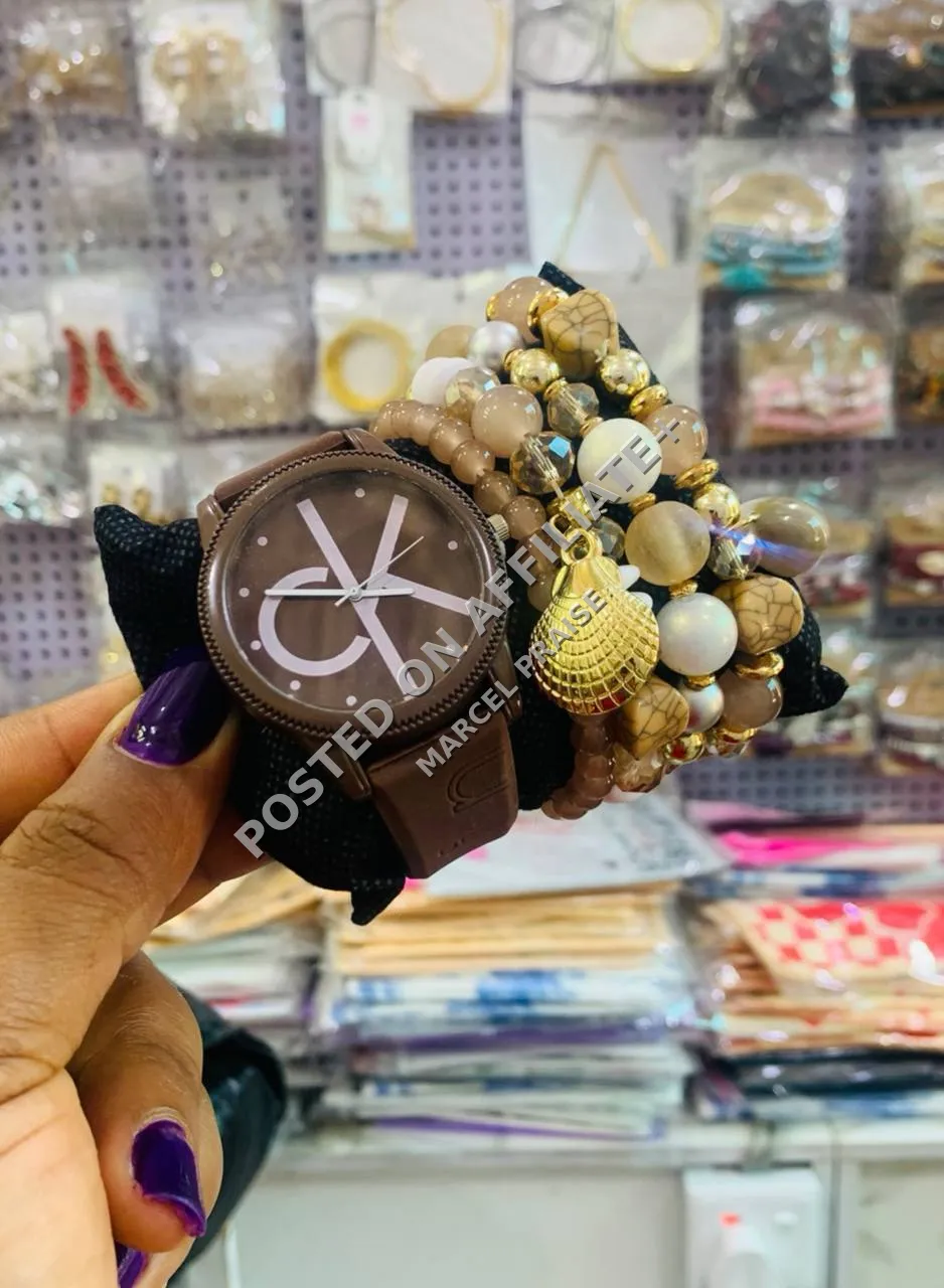 Watch and bangles
